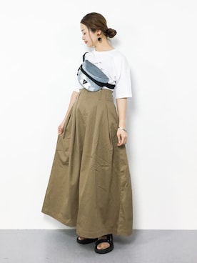 isaさん（レディース・155cm）の夏コーディネート