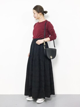 isaさん（レディース・155cm）の秋コーディネート