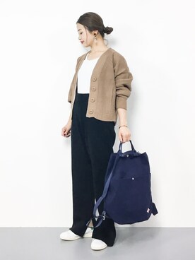 「スタンスミス」｜isaさん（レディース・155cm）の秋コーディネート