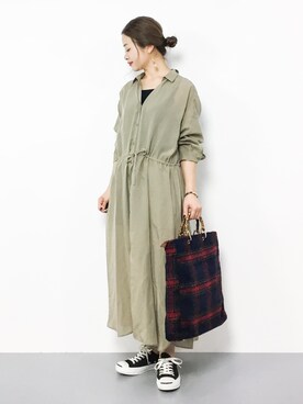 isaさん（レディース・155cm）の秋コーディネート