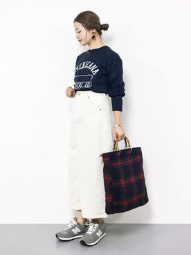 isaさん（レディース・155cm）の秋コーディネート