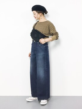 isaさん（レディース・155cm）の秋コーディネート