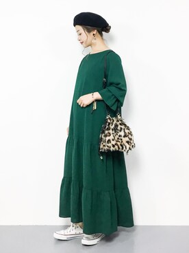 isaさん（レディース・155cm）の秋コーディネート