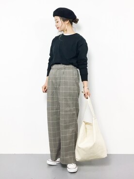 isaさん（レディース・155cm）の秋コーディネート