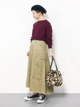 isaさん（レディース・155cm）の秋コーディネート