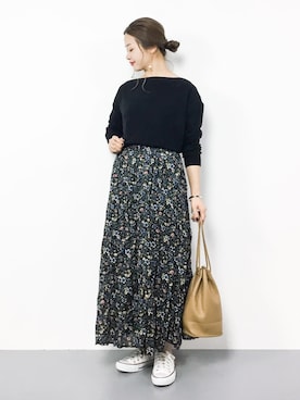 isaさん（レディース・155cm）の秋コーディネート