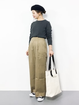 isaさん（レディース・155cm）の秋コーディネート