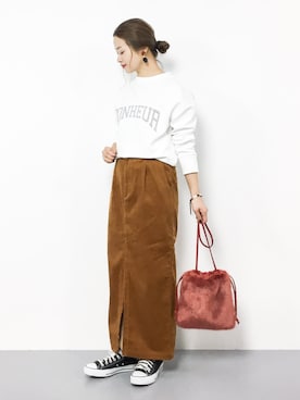 isaさん（レディース・155cm）の秋コーディネート