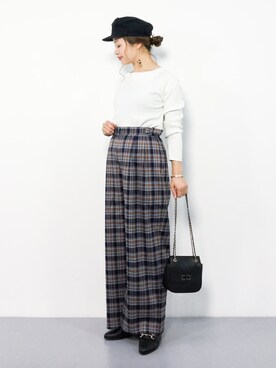 isaさん（レディース・155cm）の秋コーディネート