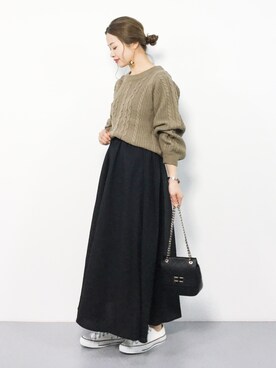 isaさん（レディース・155cm）の秋コーディネート