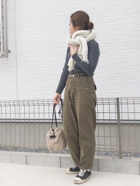 isaさん（レディース・155cm）の秋コーディネート