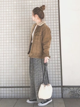 「CONVERSE（コンバース）のアイテム（ハンドバッグ）」を使った、isaさん（レディース・155cm）の冬コーディネート