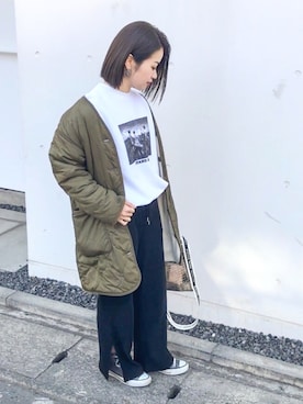 isaさん(レディース・155cm)の冬コーディネート