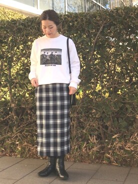 isaさん(レディース・155cm)の冬コーディネート