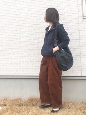 isaさん（レディース・155cm）の冬コーディネート