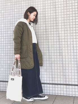 isaさん（レディース・155cm）の冬コーディネート