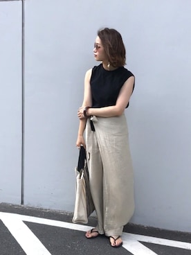 isaさん（レディース・155cm）の夏コーディネート