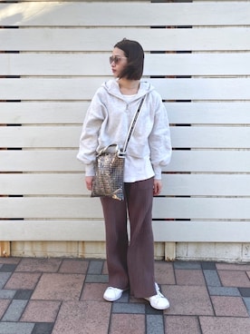 isaさん（レディース・155cm）の冬コーディネート