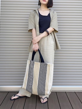 isaさん（レディース・155cm）の夏コーディネート