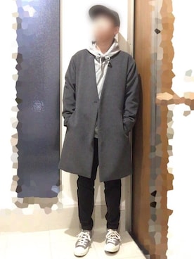 「ＢＢキャップ」｜とんとろさん（メンズ・167cm）の冬コーディネート
