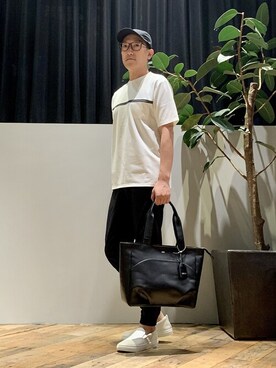 「buddy（バディ）のアイテム」を使った、Tsudakaさん（メンズ・176cm）の夏コーディネート