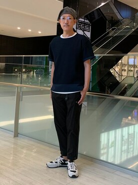 「ZDA（ゼットディーエー）のアイテム」を使った、Tsudakaさん（メンズ・176cm）の夏コーディネート