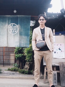 Koji Watanabeさん（メンズ・173cm）の夏コーディネート