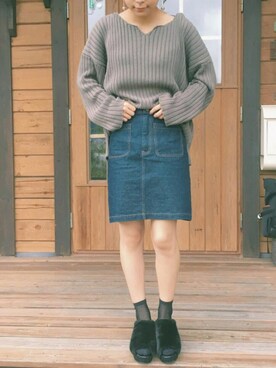 riccaさん(レディース・154cm)の秋コーディネート