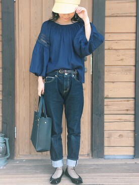 riccaさん（レディース・154cm）の春コーディネート