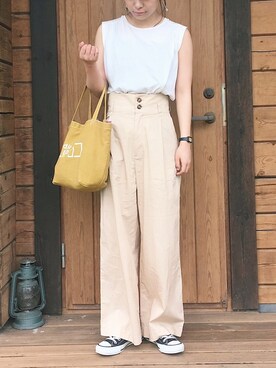 riccaさん（レディース・154cm）の夏コーディネート