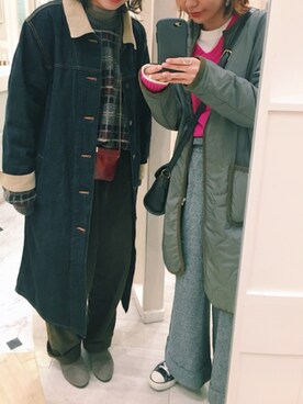 riccaさん（レディース・155cm）の冬コーディネート