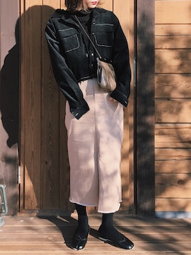 riccaさん（レディース・155cm）の冬コーディネート
