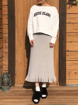 riccaさん（レディース・155cm）の冬コーディネート