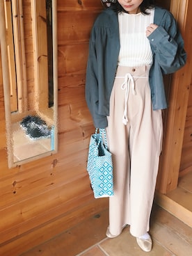 riccaさん（レディース・155cm）の春コーディネート