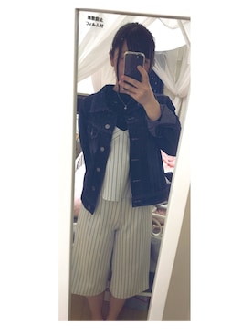 「CECIL McBEE（セシルマクビー）のアイテム（オールインワン・サロペット）」を使った、まーさん（レディース・153cm）の春コーディネート