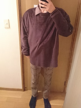 「SOYOUS（ソユーズ）のアイテム（パンツ）」を使った、yoyokeiさん（メンズ・174cm）の秋コーディネート