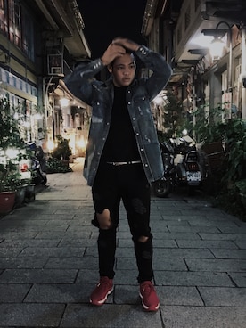 「REPUTATION（レピュテーション）のアイテム」を使った、latissmusdorsiさん（メンズ・175cm）の秋コーディネート