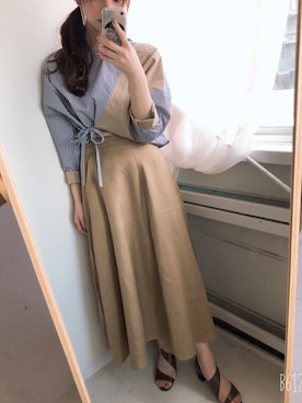 「Bou Jeloud」｜「アイテム（サンダル）」を使った、maiflora25さん（レディース・162cm）の春コーディネート