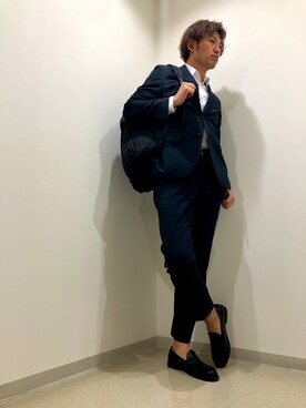 ビジネスシャツを使った Gu のメンズ人気ファッションコーディネート ユーザー その他ユーザー Wear
