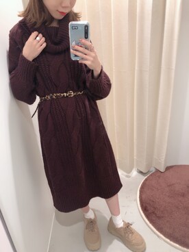 りーちゃんさん（レディース・149cm）の冬コーディネート