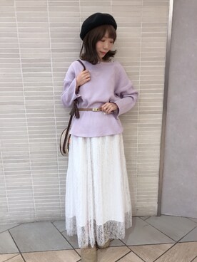 りーちゃんさん（レディース・149cm）の春コーディネート