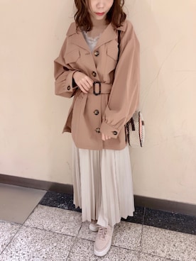 りーちゃんさん（レディース・149cm）の春コーディネート