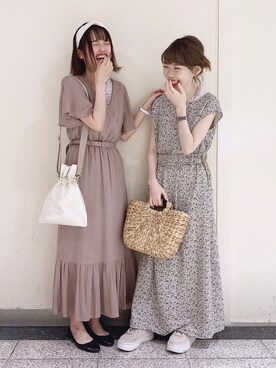 りーちゃんさん（レディース・149cm）の春コーディネート