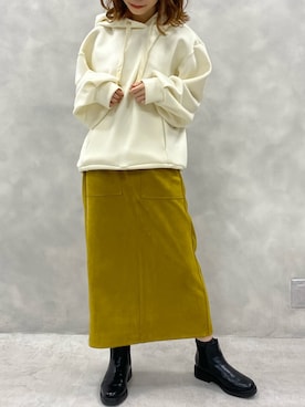 「UNIQLO（ユニクロ）のアイテム（ブーツ）」を使った、りーちゃんさん（レディース・149cm）の秋コーディネート