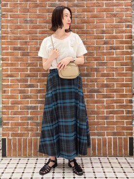 coenかつきさん（レディース・163cm）の春コーディネート