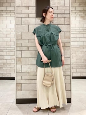 coenかつきさん（レディース・163cm）の夏コーディネート