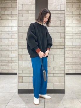 「ブーツ　白」｜coenかつきさん（レディース・163cm）の秋コーディネート