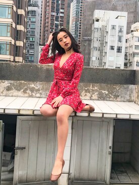 「Glamorous（グラマラス）のアイテム」を使った、Mei Chanさん（レディース・167cm）の冬コーディネート