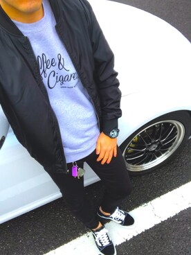 Ma 1を使った トレーナー のメンズ人気ファッションコーディネート Wear