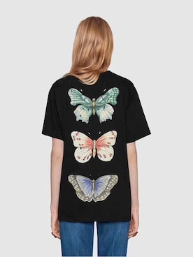 「GUCCI（グッチ）の【翌日発送】GUCCI (グッチ)  トップス  Ｔシャツ  半袖   カジュアル ima-605（Tシャツ/カットソー、その他）」を使った、vocalさん（レディース・169cm）の夏コーディネート